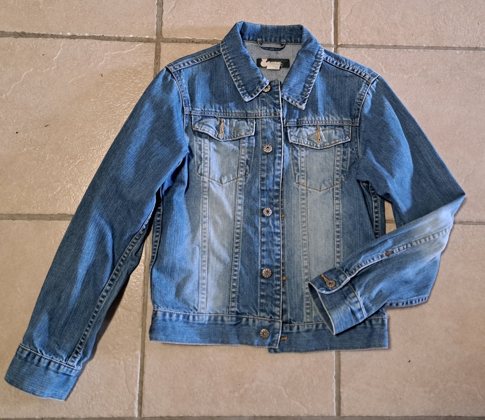 Veste en jean garçon taille 158, Kinderen en Baby's, Kinderkleding | Maat 158, Ophalen, Jongen