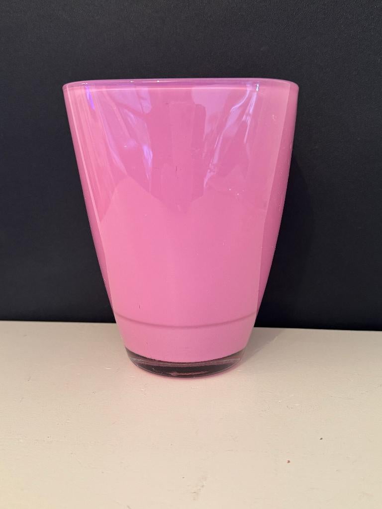 vase, Maison & Meubles, Enlèvement ou Envoi, Utilisé, Verre, Moins de 50 cm