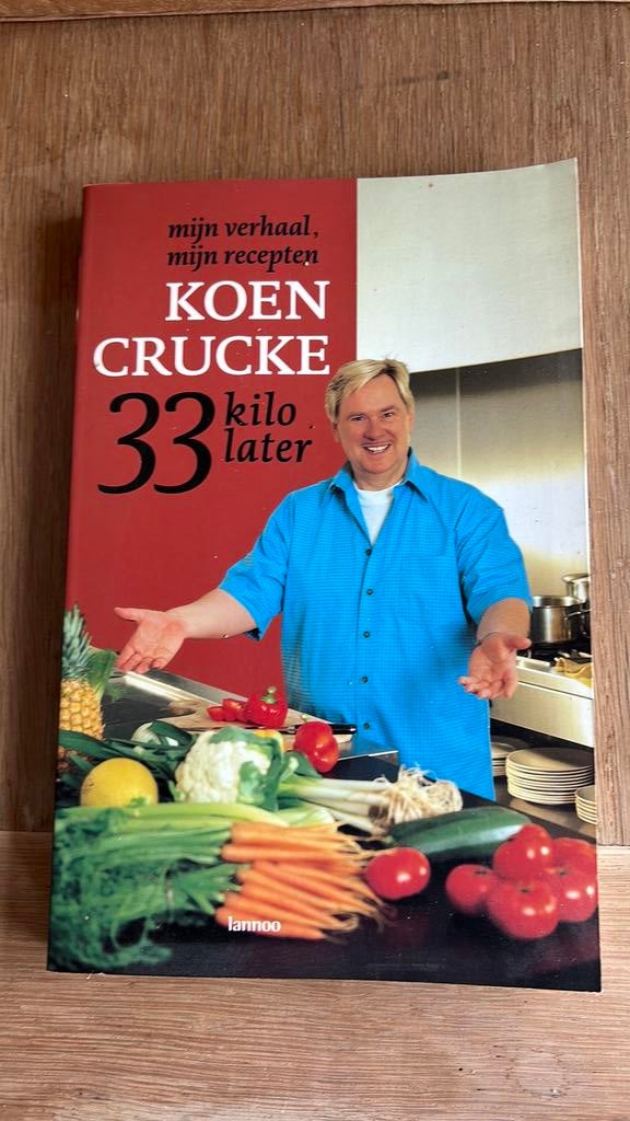 Boek ‘Koen Crucke, 33 kilo later’, Boeken, Ophalen, Zo goed als nieuw