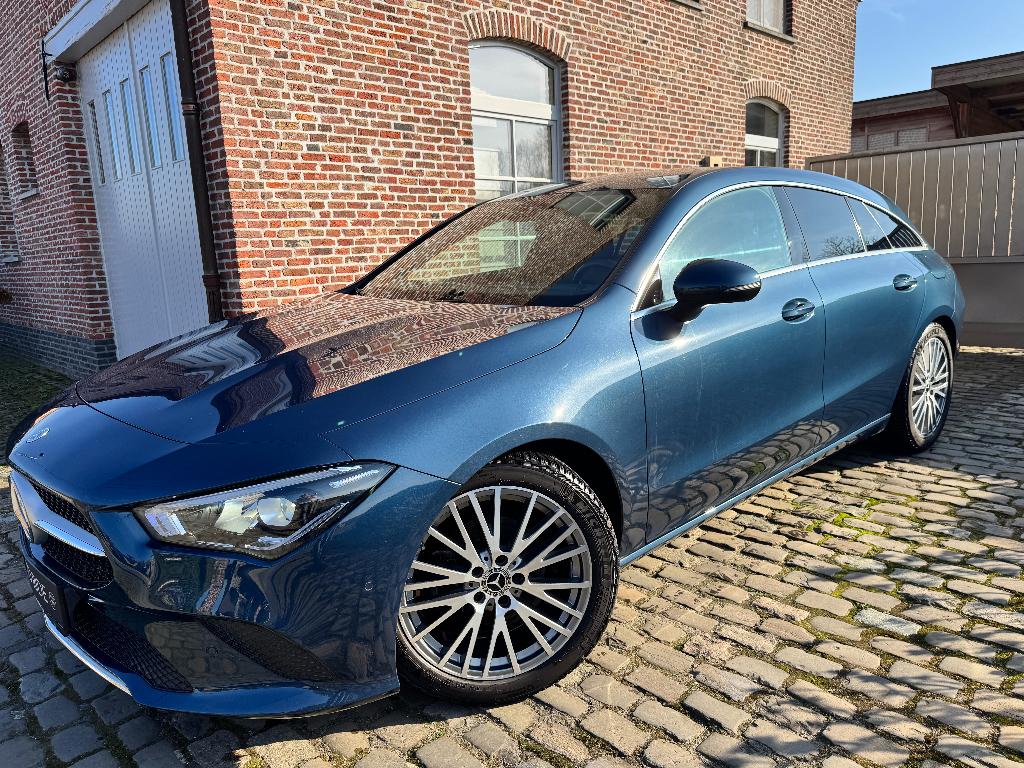 Mercedes CLA Shooting Brake Luxury Edition, Auto's, CLA, 1440 kg, Blauw, Leder