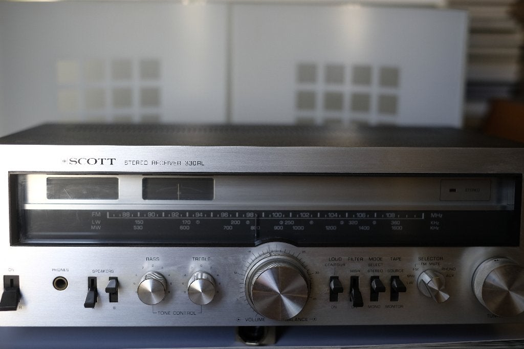 Ampli tuner Scott 330 RL, TV, Hi-fi & Vidéo, Amplificateurs & Ampli-syntoniseurs, Enlèvement, Reconditionné, 60 à 120 watts, Autres marques