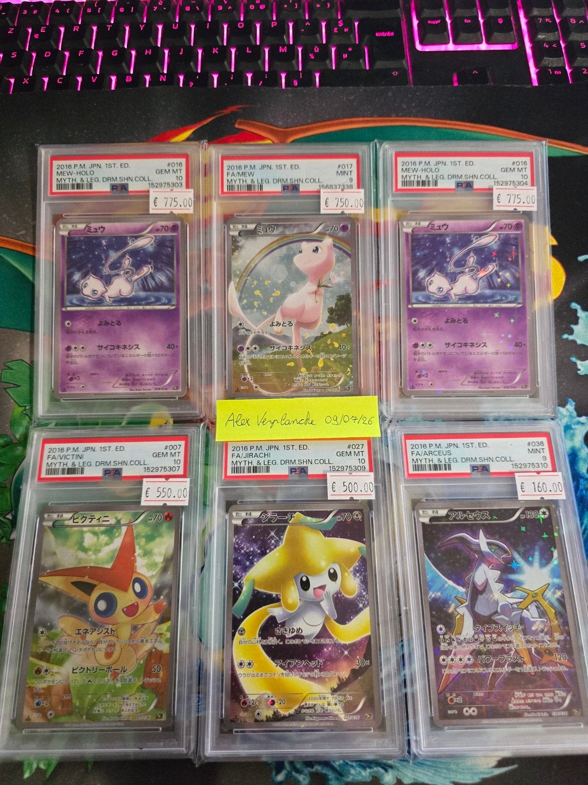 PSA Slabs van CP5 1st edition, Ophalen, Nieuw, Losse kaart, Foil