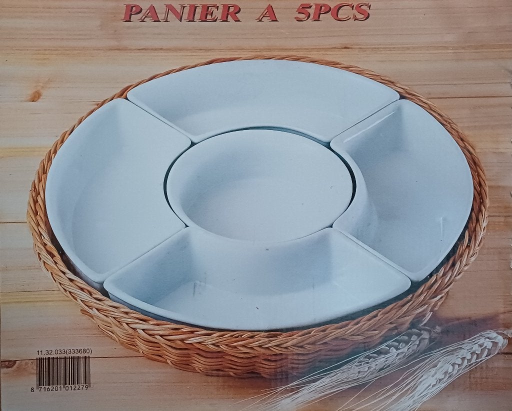 6-delige aperitiefmand, Ophalen of Verzenden, Nieuw