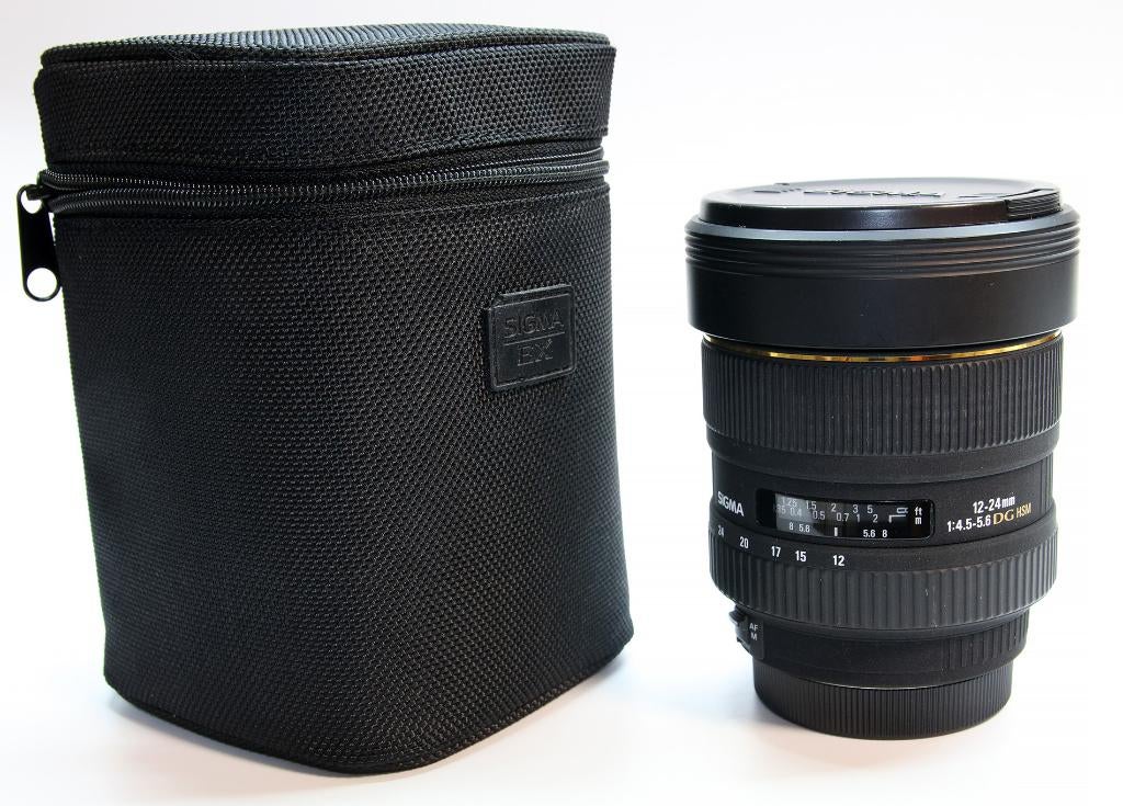 Sigma 12-24mm f4.5-5.6 EX DG HSM (Canon EF), Ophalen of Verzenden, Zo goed als nieuw, Groothoeklens, Zoom