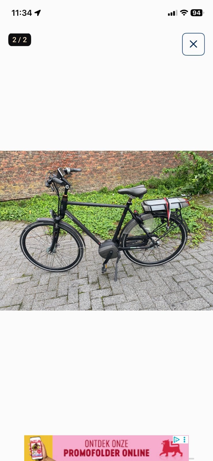 Elektrische fiets middenmoter sporten, Fietsen en Brommers, Ophalen of Verzenden, Zo goed als nieuw, Sparta