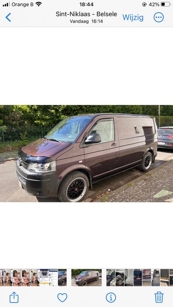 VW T5.1 2015  lichte vracht 3 zitter, Auto's, Bestelwagens en Lichte vracht, Particulier, Te koop