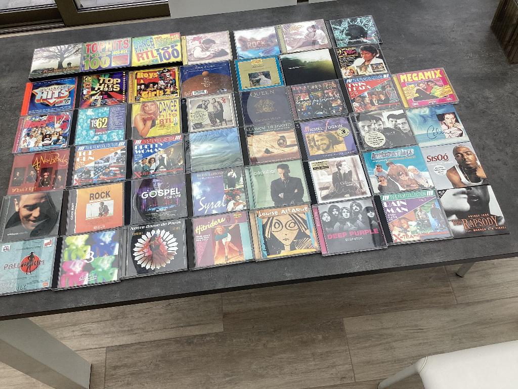 Jackpot van 46 originele cd's, jaren 90/2000, Ophalen, Gebruikt, Filmmuziek en Soundtracks