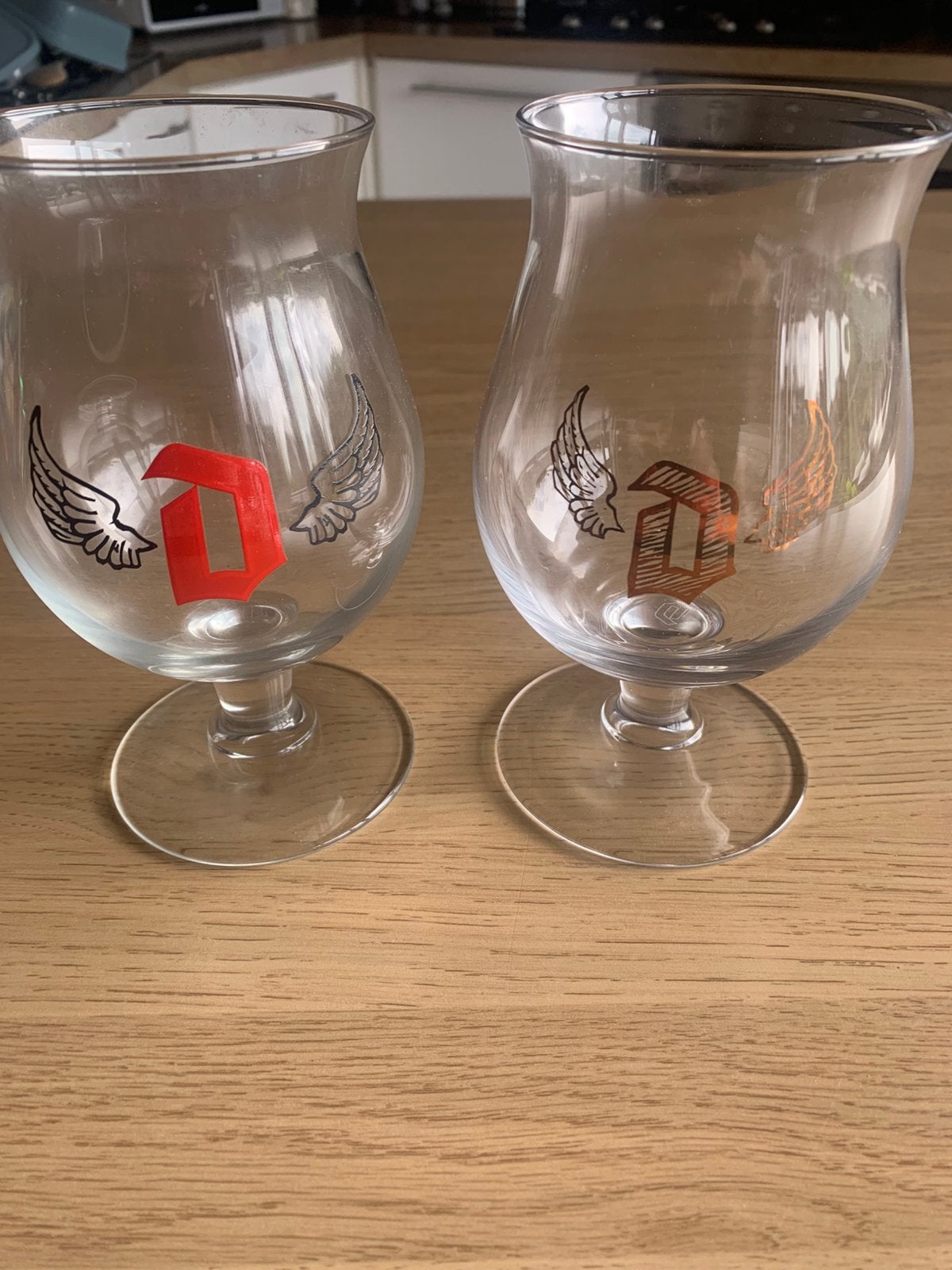 Duvel wings glazen, Ophalen of Verzenden, Nieuw