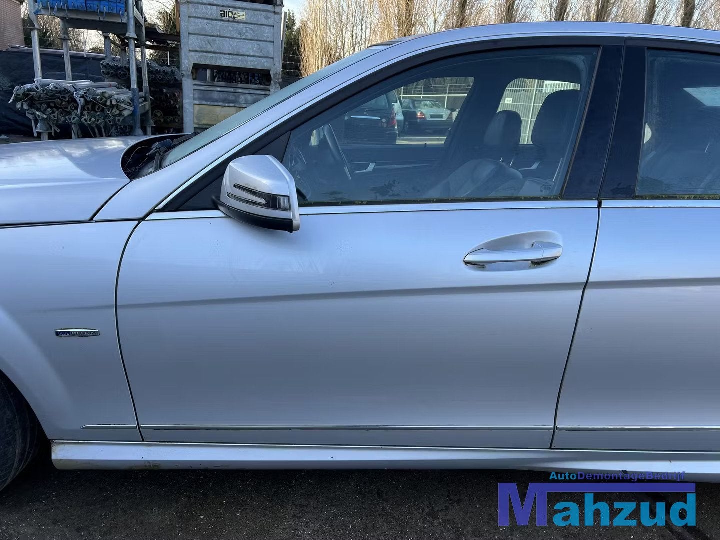 MERCEDES C KLASSE W204 zilver 775 Links voor deur 2007-2013, Auto-onderdelen, Gebruikt, Mercedes-Benz AG, Deur, Mercedes-Benz
