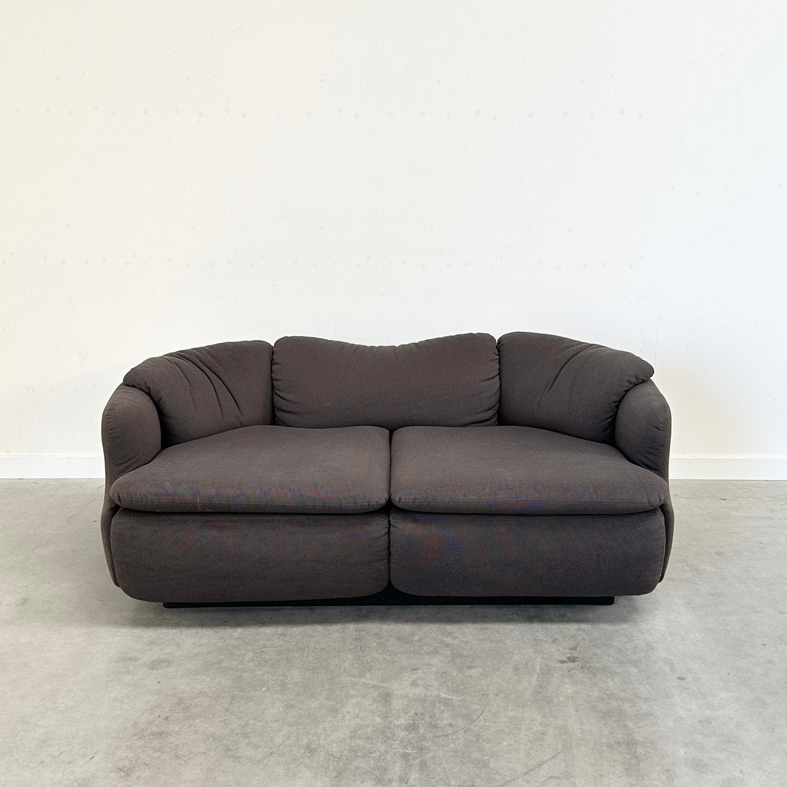 Saporiti vintage design bank sofa midcentury jaren 60 70 80, Ophalen, Gebruikt, 150 tot 200 cm, Tweepersoons