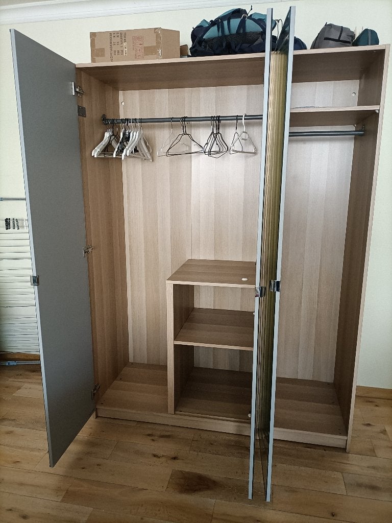 IKEA kledingkast - PAX/ÅHEIM, Ophalen, 100 tot 150 cm, Eikenhout, Zo goed als nieuw