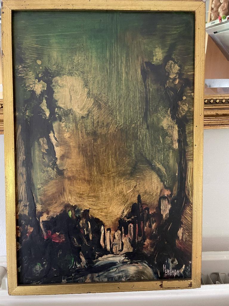 Schilderij marcel eneman: Landschap 1974, Enlèvement ou Envoi