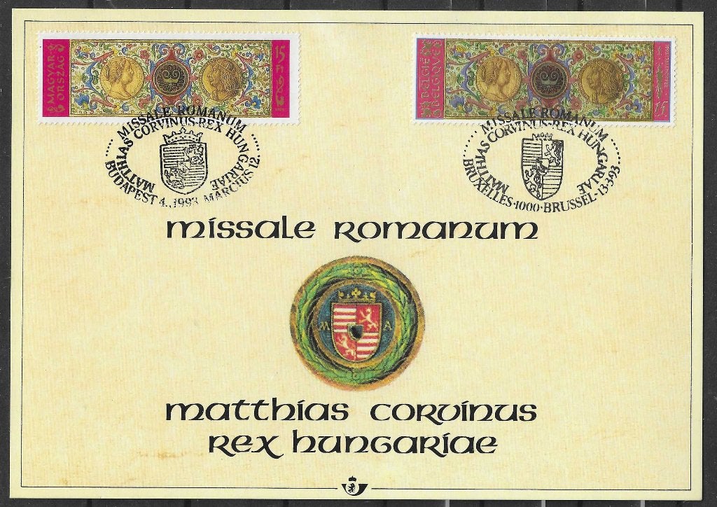 Belgique OPC 2492HK Missale Romanum, Enlèvement ou Envoi, Affranchi, Oblitération 1er jour