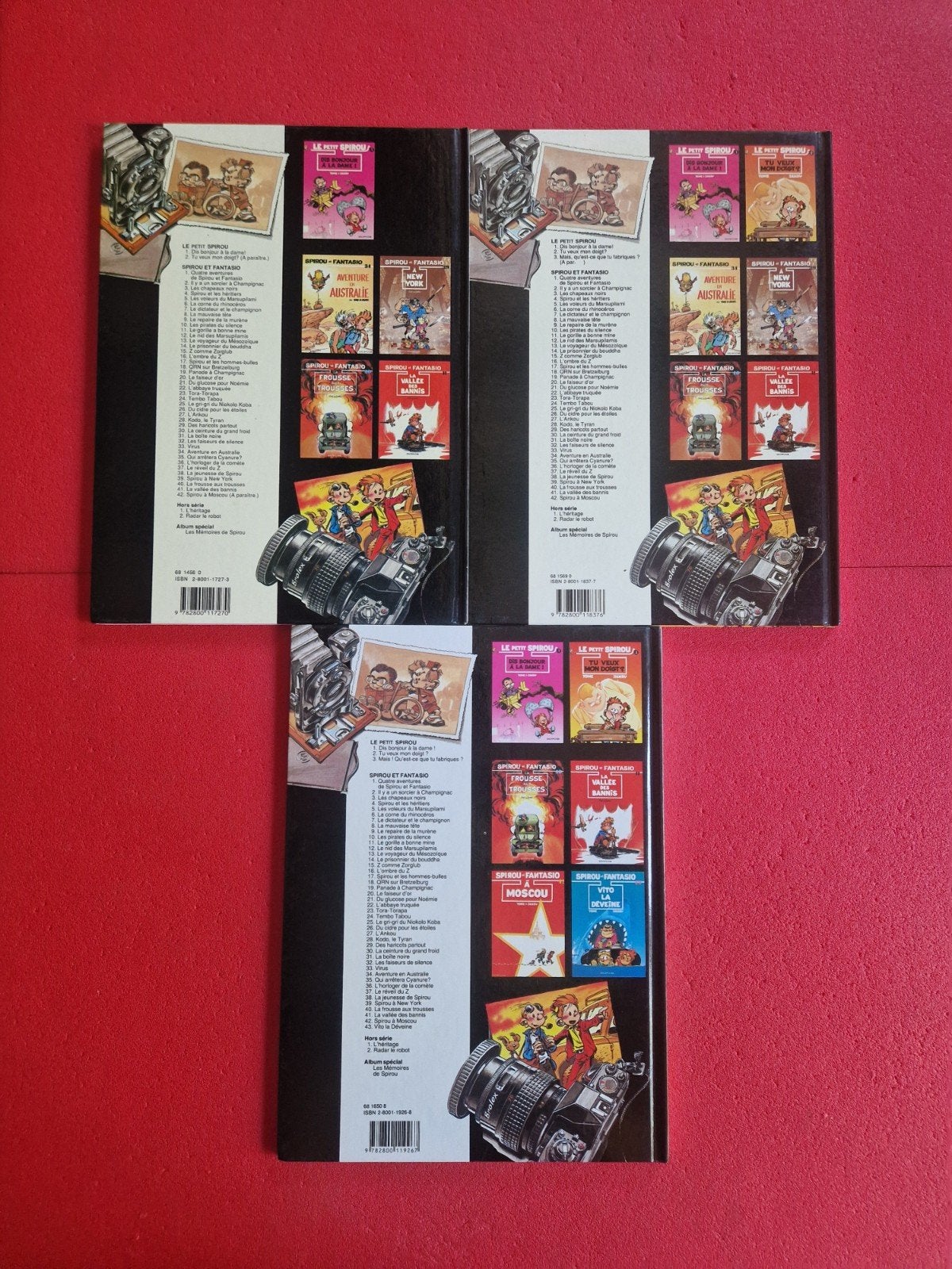 lot de 3 bd le petit spirou 1 à 3,EO, Enlèvement ou Envoi