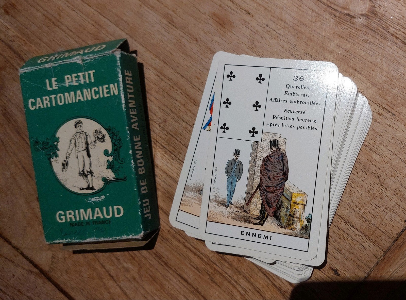 Le petit cartomancienne- Grimaud, Enlèvement ou Envoi