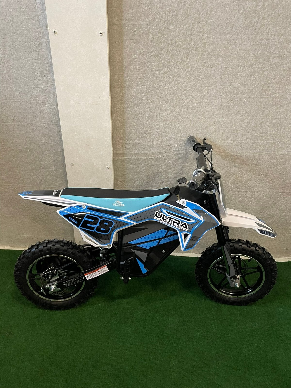 Nieuwe Ultra 1000 watt elektrische blauwe kinder crossmotor, Kinderen en Baby's, Ophalen, Nieuw