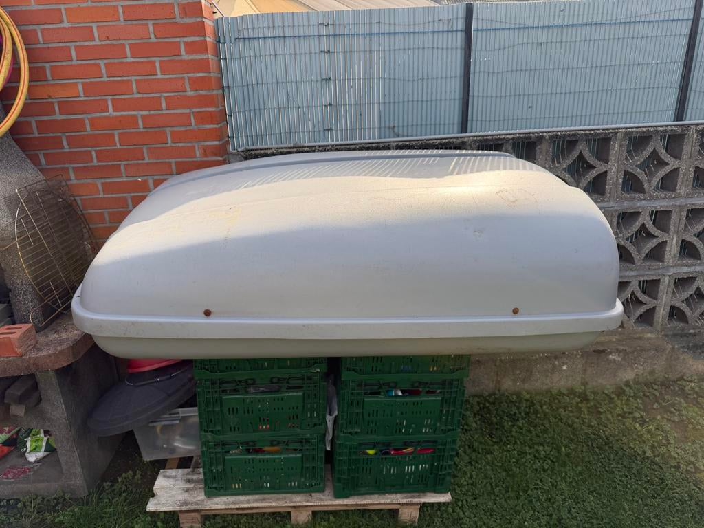 Coffre de toit 500 litres, Autos : Divers, Coffres de toit, Enlèvement, Comme neuf