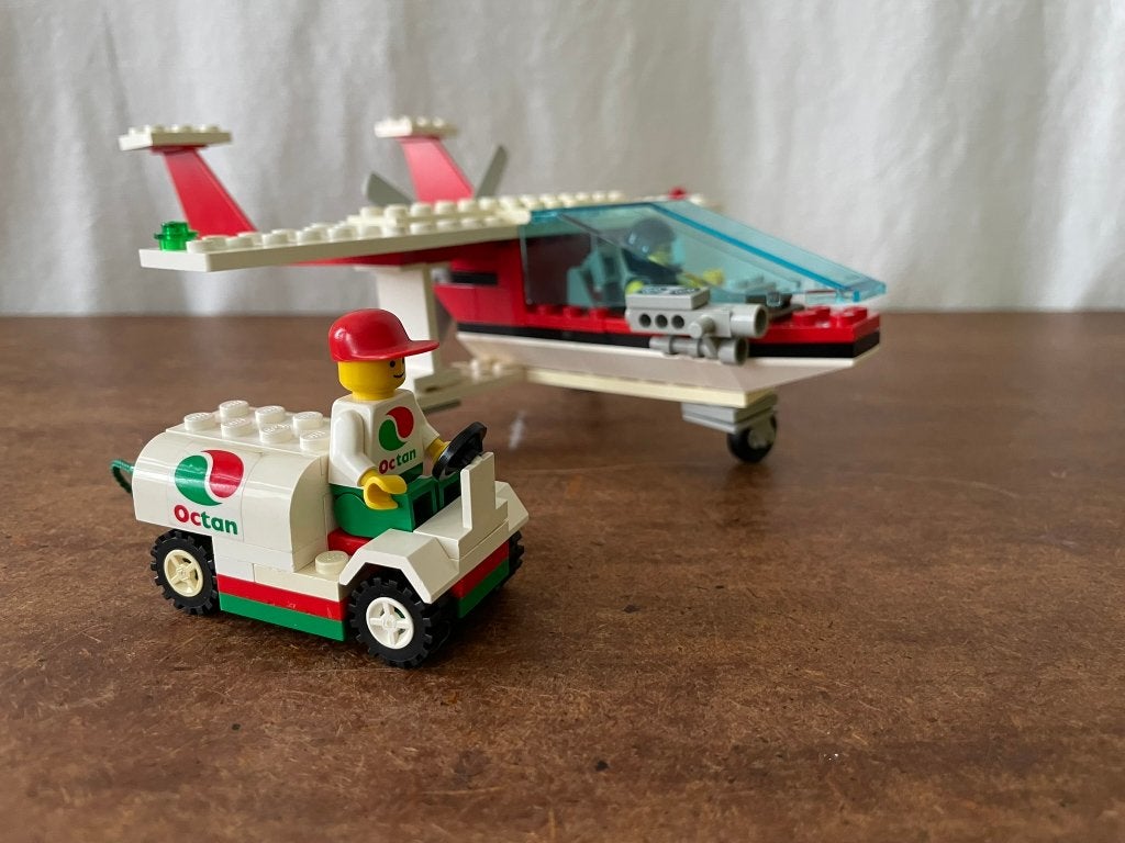 Lego System 4 sets vliegtuigen/helikopters, Kinderen en Baby's, Speelgoed | Duplo en Lego, Compleet, Lego, Ophalen of Verzenden