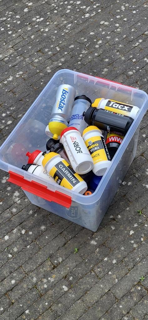 Assortiment fiets drinkbussen - gratis, Ophalen
