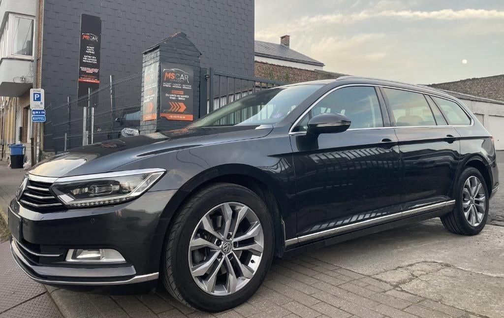 Volkswagen Passat Variant 1.6 TDi DSG (Automatique), Autos, Cuir, Euro 6, Noir, 5 portes