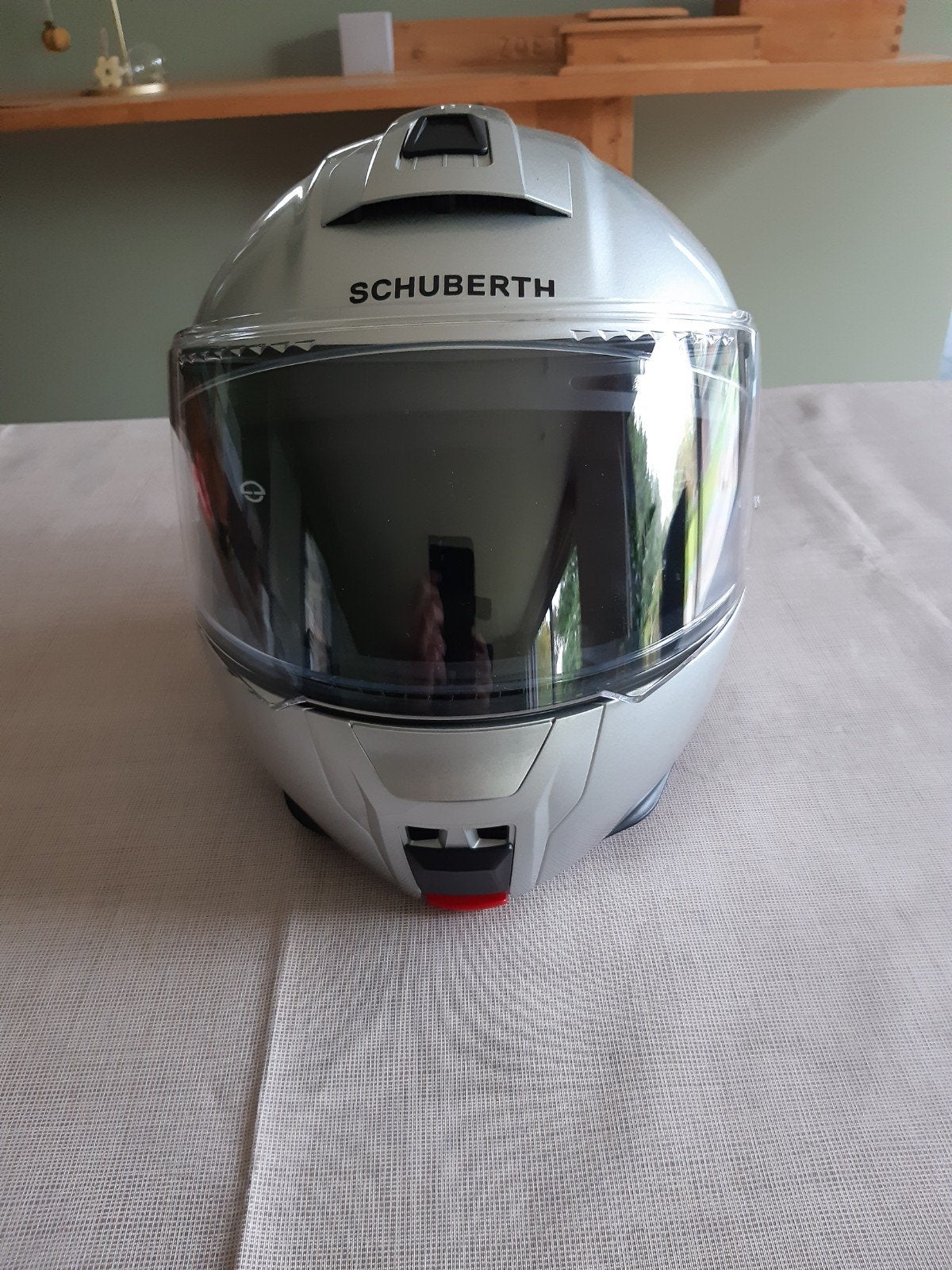helm Schubert maat 59 grijs, Motoren, Systeemhelm, Dames, Nieuw zonder kaartje, L