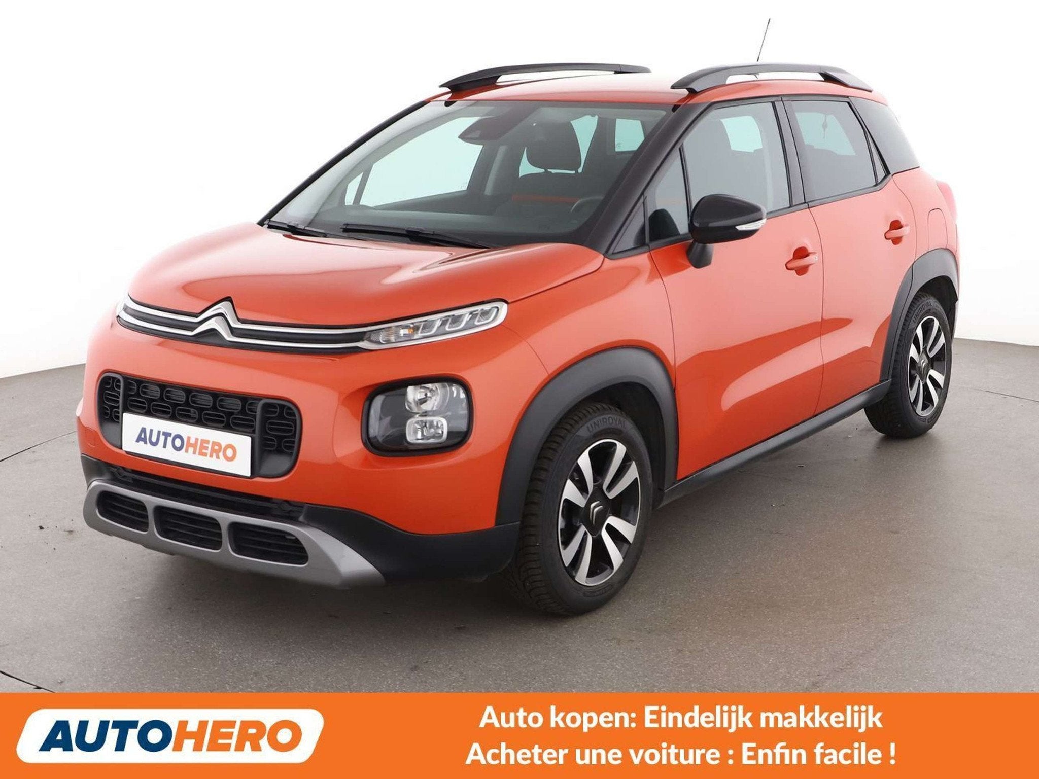 Citroën C3 Aircross 1.2 PureTech Feel (bj 2018), Auto's, 116 g/km, Stof, Gebruikt, Zwart