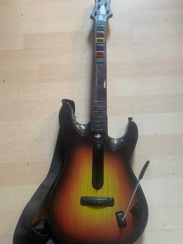 Guitar hero gitaar, Consoles de jeu & Jeux vidéo, 1 joueur, Enlèvement, Utilisé, Musique