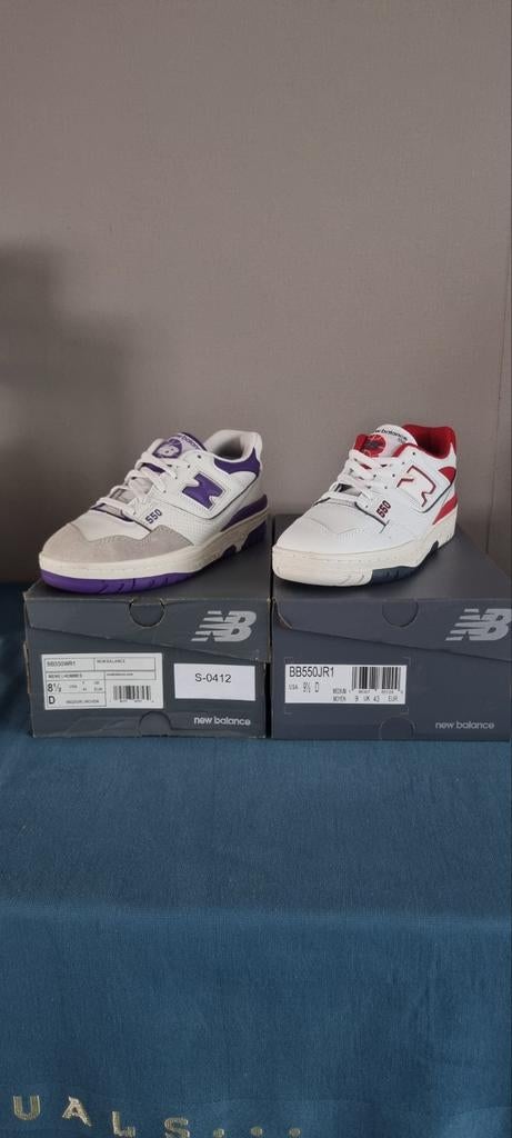 New Balance 550s Purple/white & Red/white, Vêtements | Hommes, Chaussures, Enlèvement