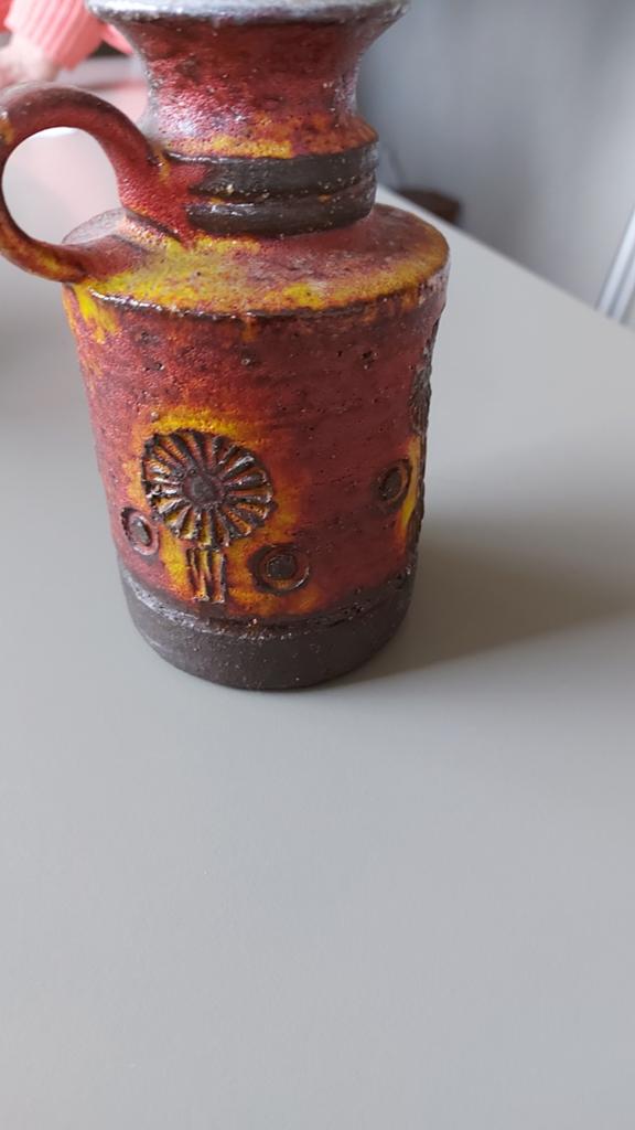 Fat Lava vaas, Antiek en Kunst, Ophalen
