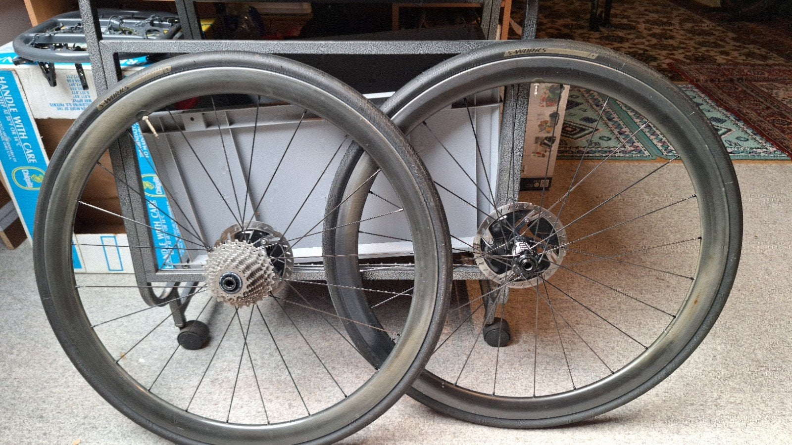 Set Stealth Wheels., Fietsen en Brommers, Ophalen, Gebruikt, Carbon