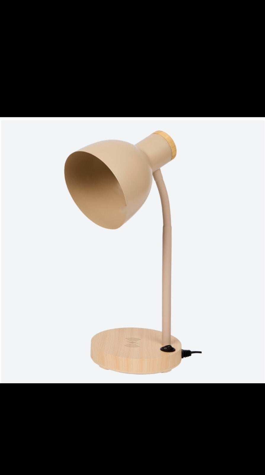 Lampe de bureau avec chargeur sans fil, Maison & Meubles, Enlèvement, Comme neuf, Lampe de bureau, Sans fil