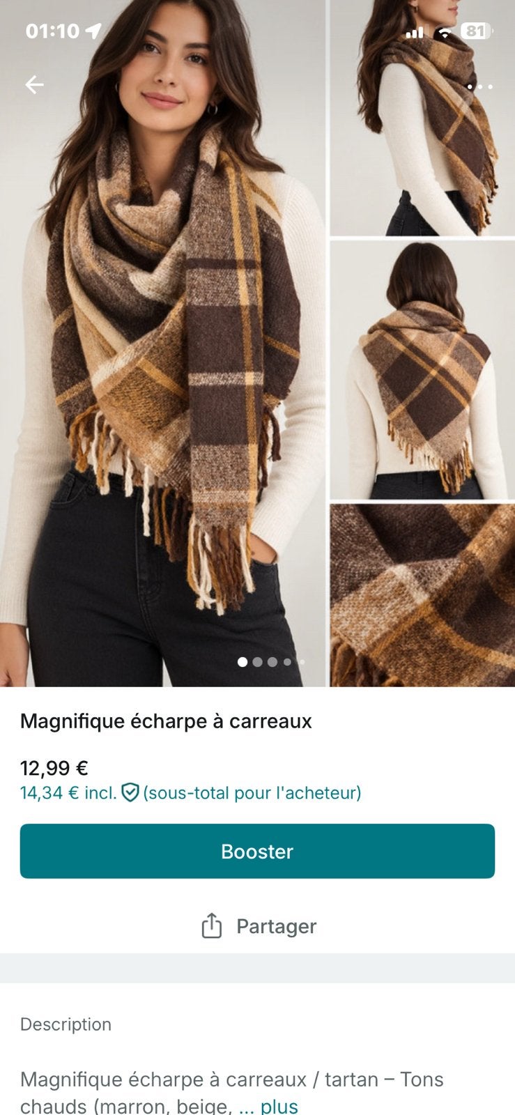 À vendre Foulards et echarpes pour femmes, Kleding | Dames, Ophalen of Verzenden, Nieuw, Sjaal