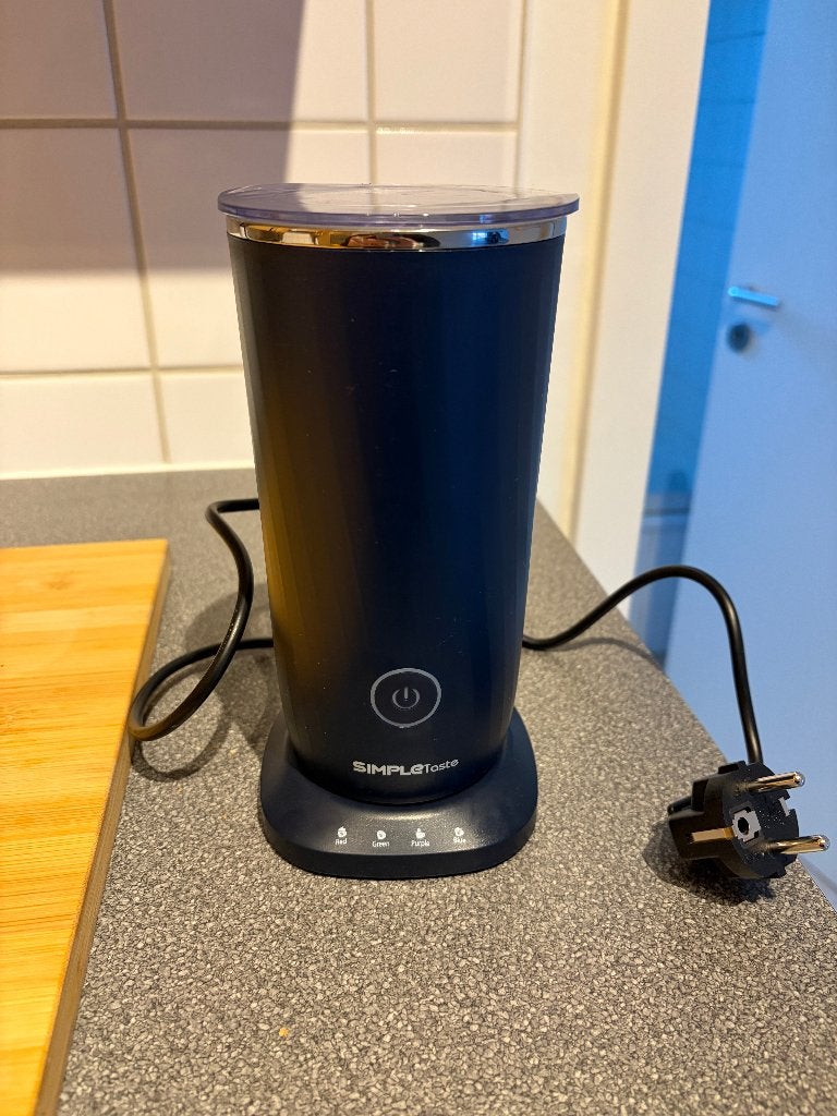 SimpleTaste 4-in-1 Elektrisch Melkopschuimer, Electroménager, Mousseurs à lait, Neuf, Mousseur à lait électrique, Enlèvement
