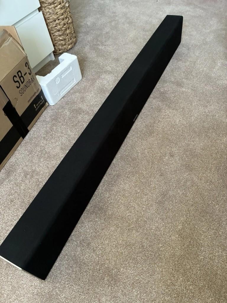 Barre de son passive Monitor Audio SB-3 avec 3 haut-parleurs, TV, Hi-fi & Vidéo, Enlèvement ou Envoi, Comme neuf
