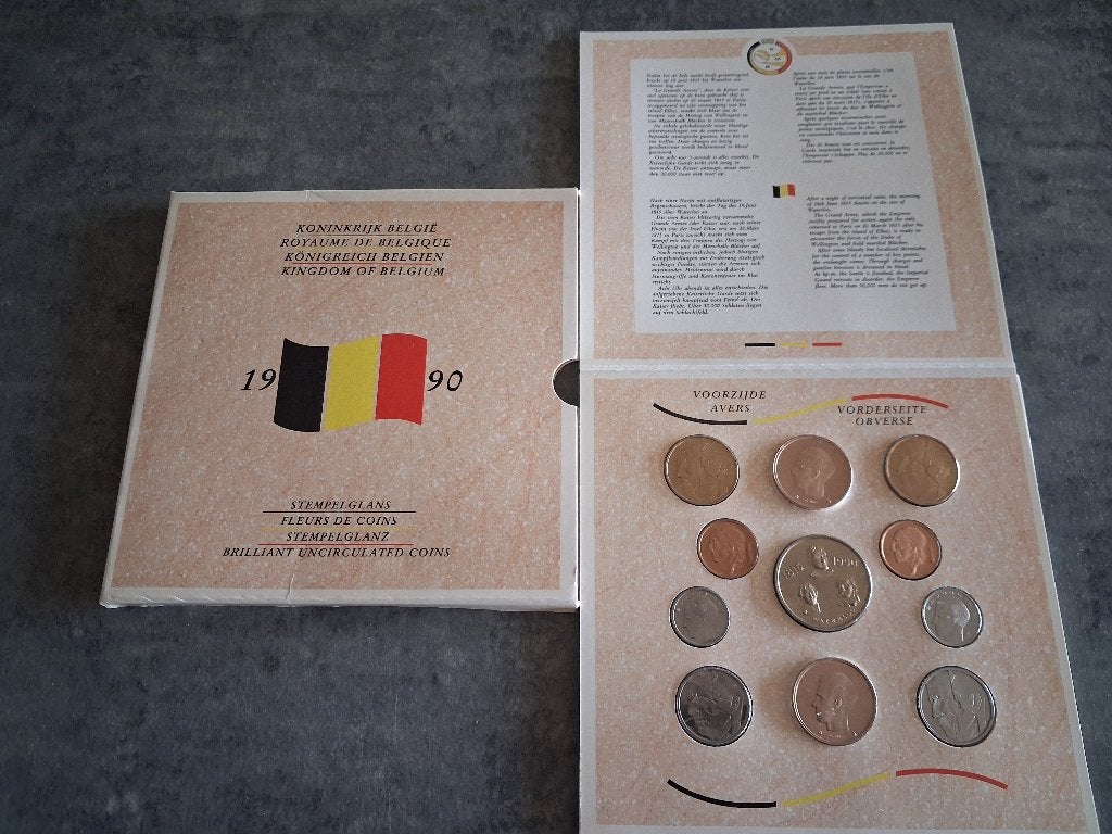 Set FDC België 1990, Ophalen