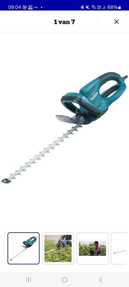 Makita Uh5570 haagschaar, Tuin en Terras, Heggenscharen, Ophalen of Verzenden, Zo goed als nieuw, Elektrisch, Makita