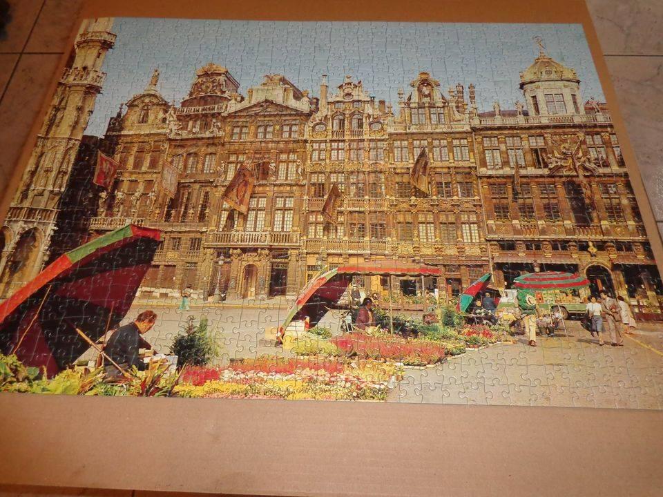 puzzle 1000 pièces "Bruxelles : La Grand-Place", Enlèvement ou Envoi, 500 à 1500 pièces, Comme neuf, Puzzle