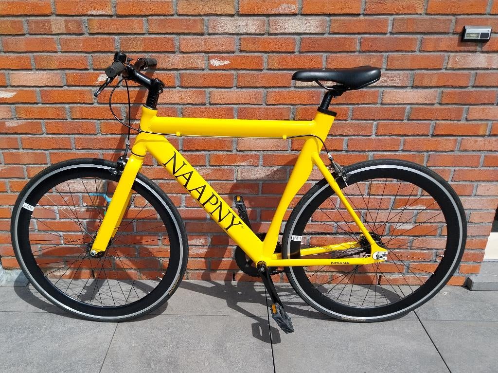 Fixie Bike - Vélo à vitesse unique - NAAPNY New York, Vélos & Vélomoteurs, Enlèvement ou Envoi, Moins de 10 vitesses, Aluminium