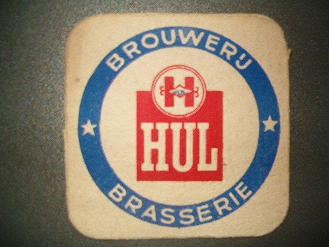 Tapis à bière Hul Merelbeke 8:94 x 94 mm, Enlèvement ou Envoi, Utilisé, Sous-bock