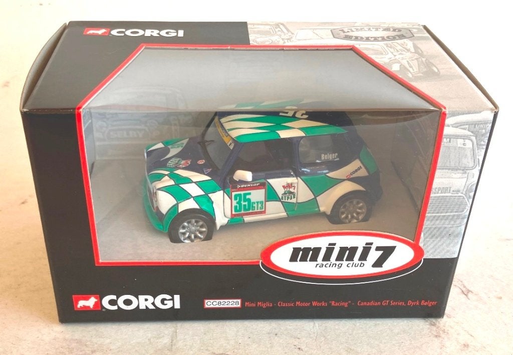 Mini Dyrk Bolger MINI MIGLIA Corgi CC82228., Enlèvement ou Envoi, Comme neuf, Voiture
