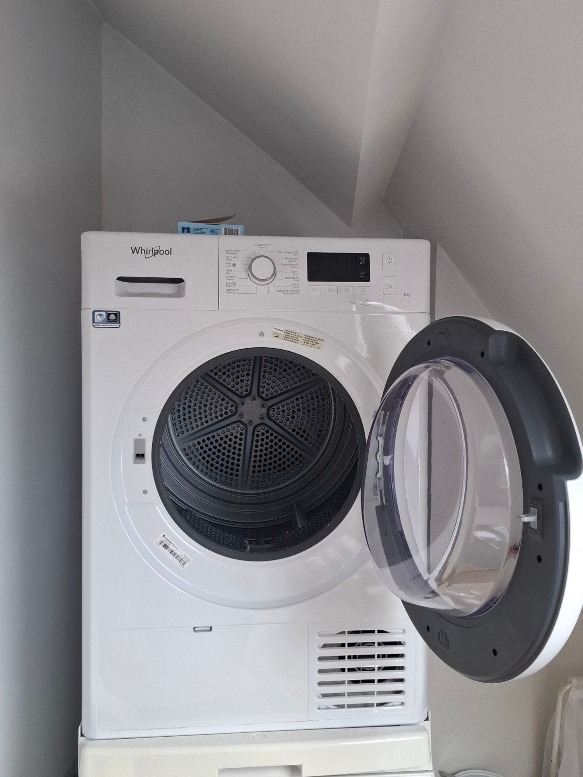 Whirlpool droogkast, Electroménager, 85 à 90 cm, Classe énergétique A ou plus économe, Chargeur frontal, Enlèvement