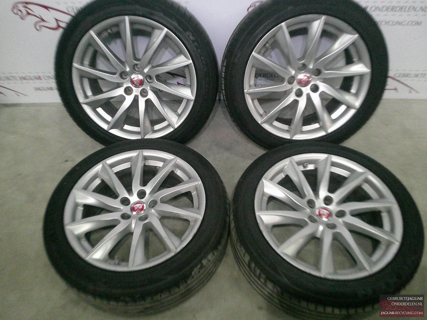 18″ XF Turbine 9 Spoke Velgen set met zomer banden T2H4951, Auto-onderdelen, Banden en Velgen, 18 inch, -, -, Banden en Velgen
