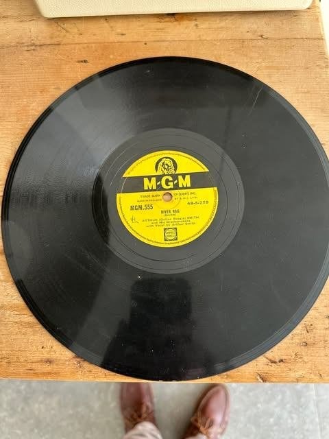 vinyl MGM express train boogie river bag, Ophalen of Verzenden, Gebruikt