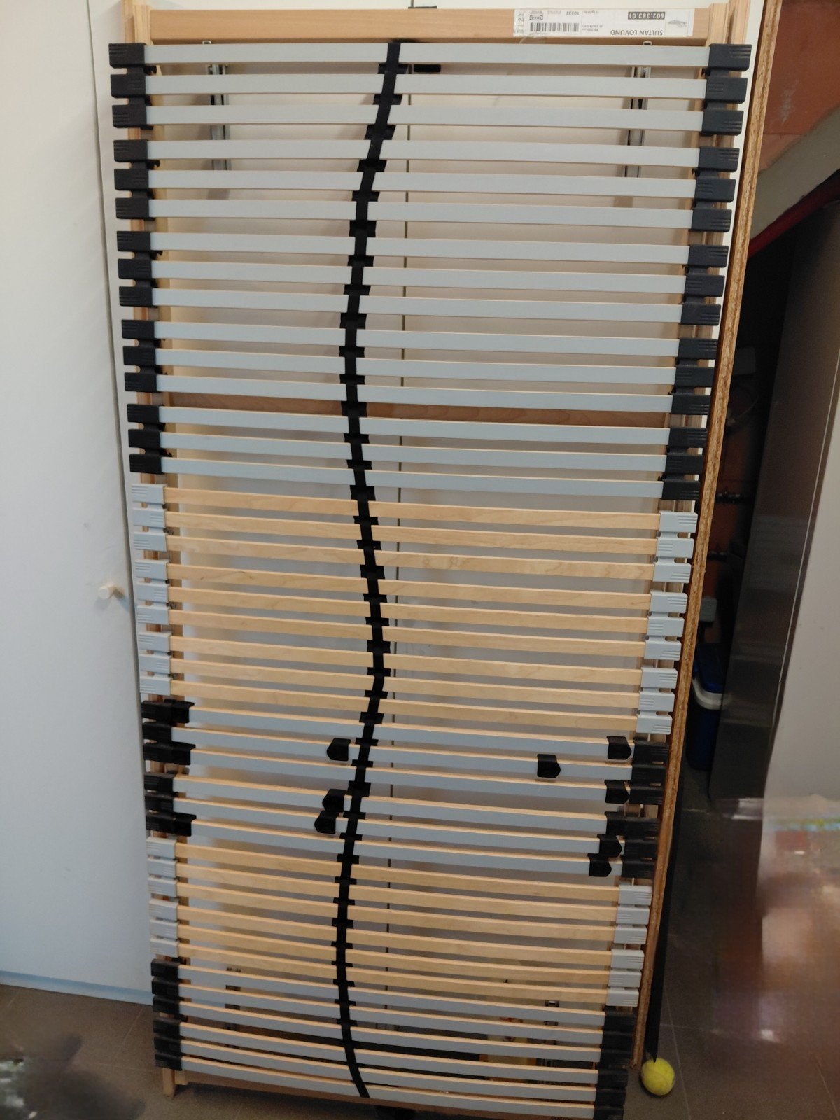 lattenbodem 1persoonsbed, Huis en Inrichting, Ophalen, 90 cm, Eenpersoons, Zo goed als nieuw