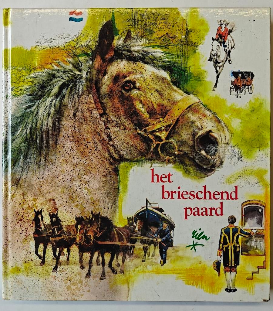Rien Poortvliet/ Het brieschend paard. 1999., Ophalen of Verzenden