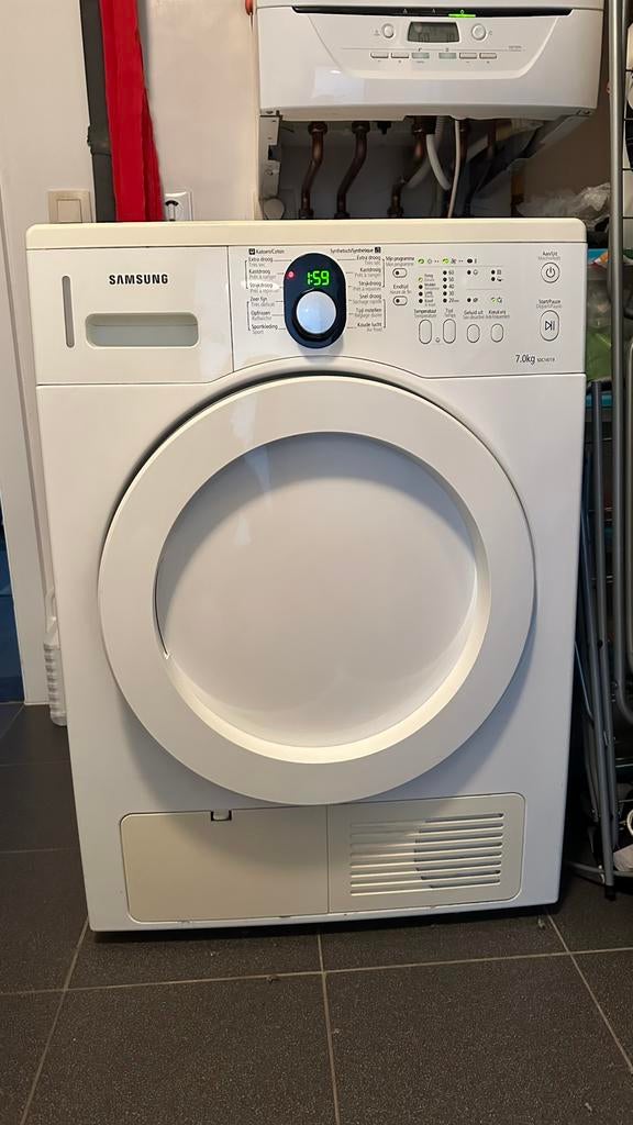 Droogkast Samsung 7 kg, Elektronische apparatuur, 6 tot 8 kg, Ophalen, Zo goed als nieuw