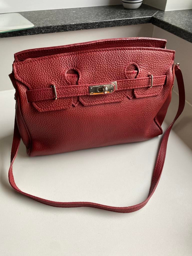 Vintage handtas, Handtassen en Accessoires, Tassen | Damestassen, Ophalen, Zo goed als nieuw, Handtas