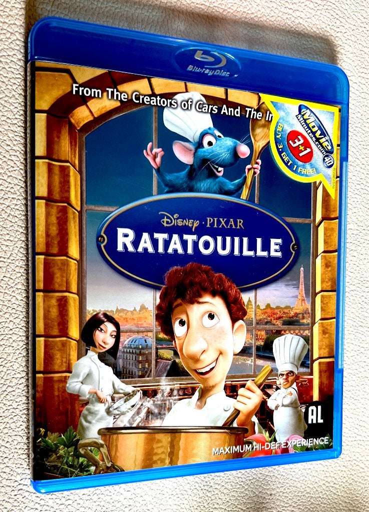RATATOUILLE (Avec Audio & ST : FR / NL / ANG) /// Comme Neuf, CD & DVD, Blu-ray, Avec suppléments, Français, Film, Comme neuf