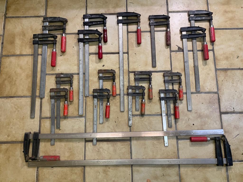 serre -joints de menuisier ,toutes dimensions., Ophalen, Gebruikt