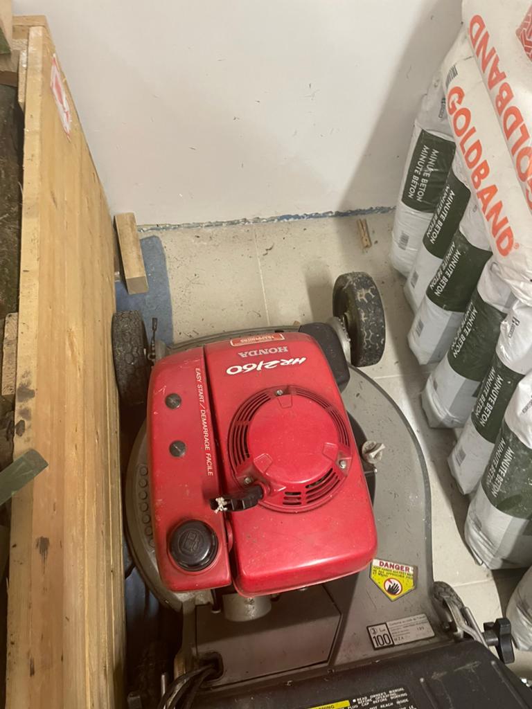 Honda grasmachine HR2160, Ophalen, Zo goed als nieuw, Opvangbak